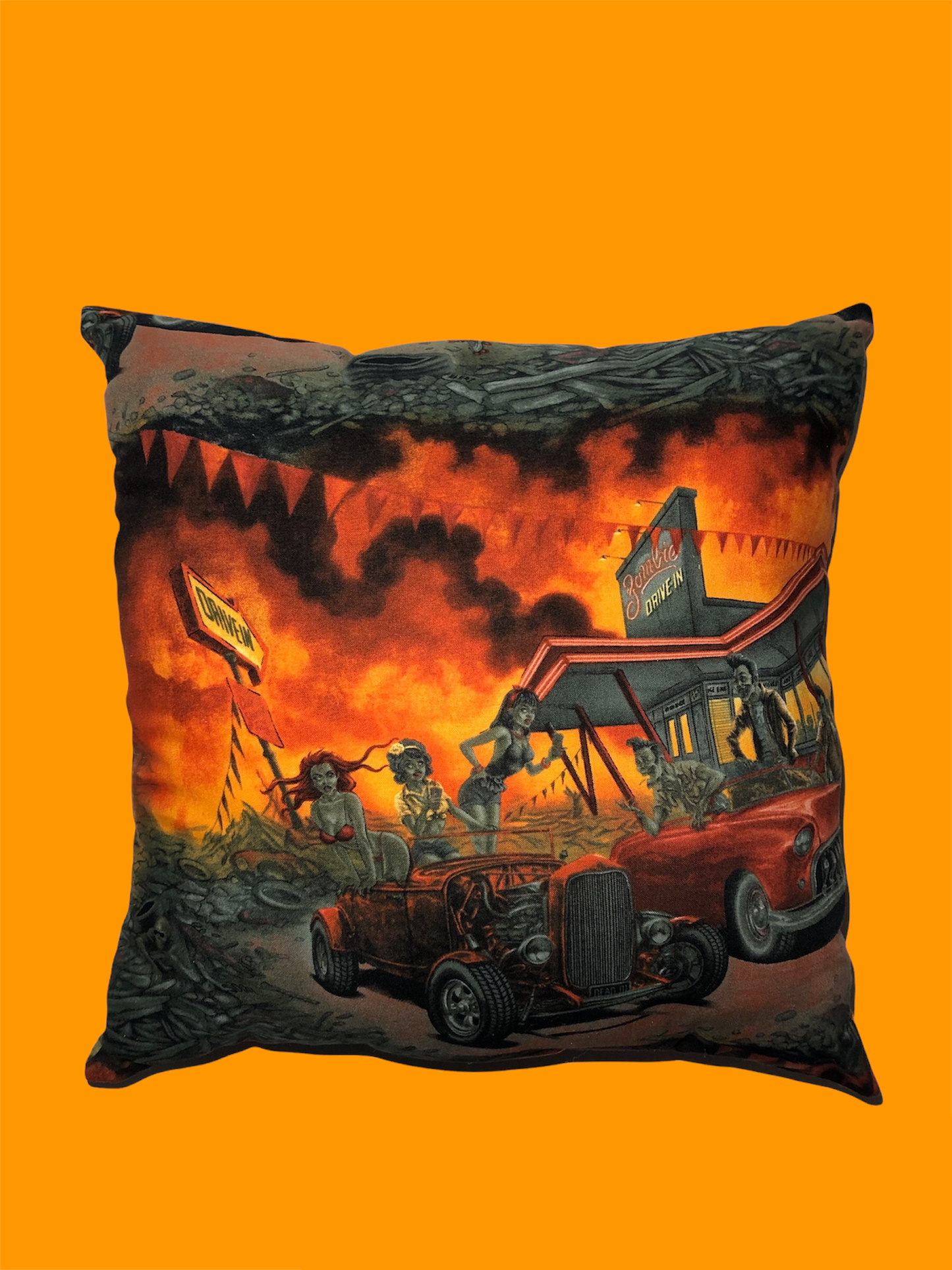 Apocalyptic Diner Pillow
